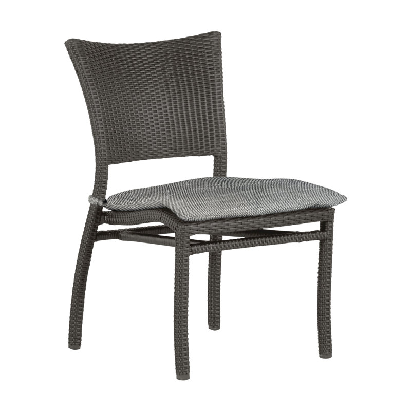 Chaise d'appoint d'extérieur Skye N-Dura, Pas de soudure, Argent Vérone, Gris ardoise