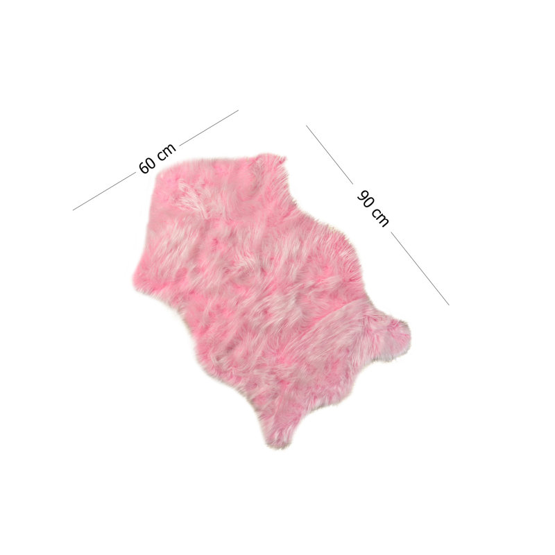Braylon Bath Rug, 0.5" H x 23.62" W x 35.43" L, Pink