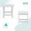 Table d'appoint d'extérieur, table basse Adirondack-1303863796