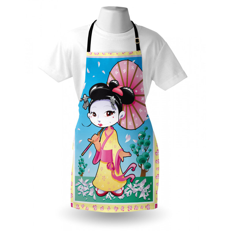 Tablier de fille parasol