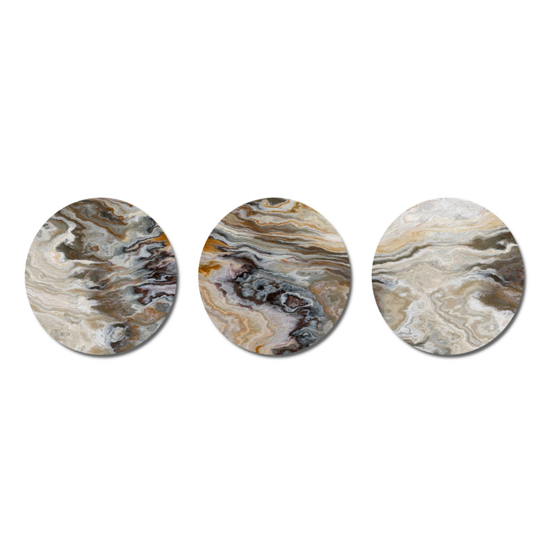 Abstract Wall Decor on Metal