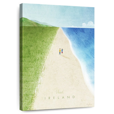 Affiche de voyage rétro Nicci Ireland