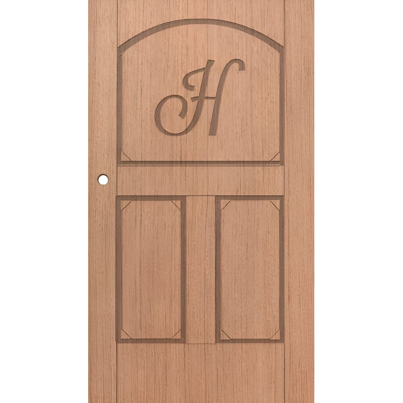 Bois massif 80 po sans finition, 24 po x 80 po, À droite