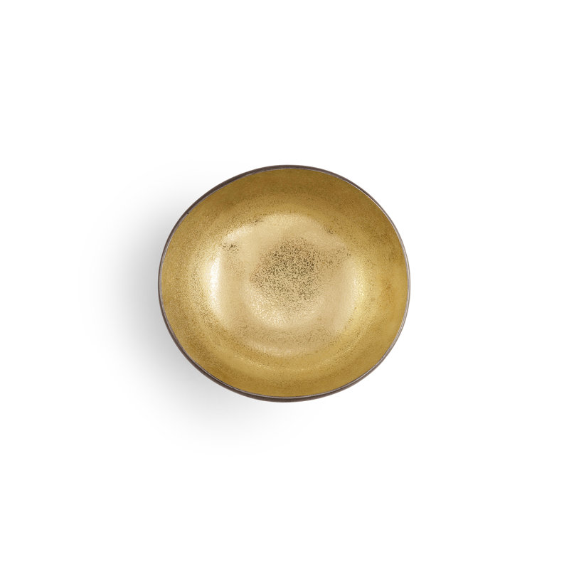 Pebble Gold Stainless Steel Rice Bowl