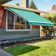 Dakota Fields 250cm D Polyester Green Cover Retractable Patio Awning