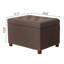 Repose-pieds de rangement en tissu 24 po avec repose-pieds rectangulaire pour le salon-134180423