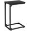59cm H Small Sofa Side Table, C-Shaped End Table for Couch with Metal Frame -925810544