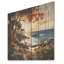 Coucher de soleil hamac près de la plage I - Tropical côtier sur bois-1915976645