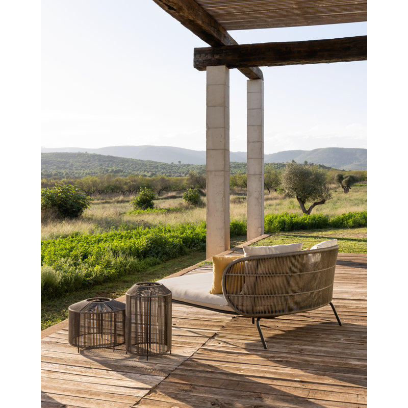 Lighting - Maya Tika Mora LED Outdoor Floor Lamp, 24'' H x 16'' W x 16'' D