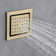 Matera Brushed Gold Thermostatic Phone Controlled Shower Modern Smart Design with Precise Control
