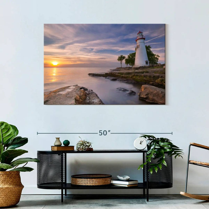 Photographie du phare de Marblehead par Aletra, H 30 po x l 45 po