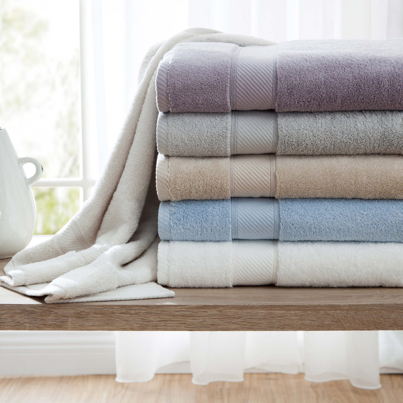 Skyway Blue Cotton Washcloth Towel