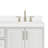 Stafford 61 " W Freestanding Standard Free Standing 2 Double Vanity Bathroom Vanity With White Quartz Top-93359467
