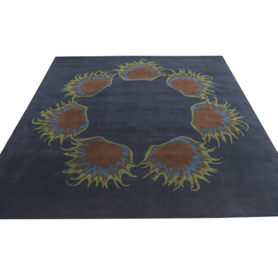 Tapis bleu marine 8 pi Powley