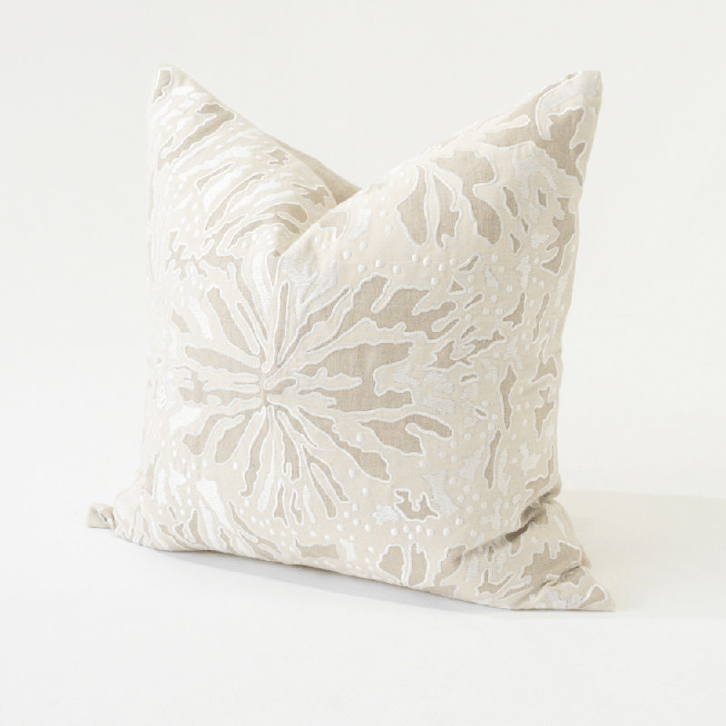 Butterfly Natural Lounge Cushion 55 X 55Cm