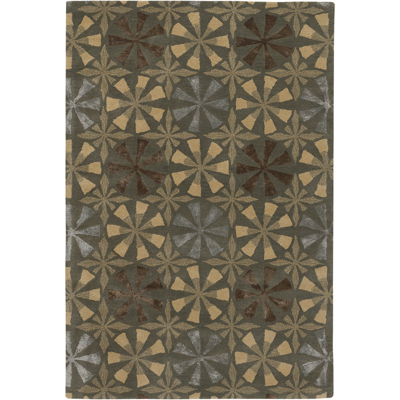 Tapis brun / brun clair Colbye, Rectangle 7 pi 9 po x 10 pi 6 po