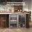 34 Bottle 130 Cans Wine Beverage Fridge