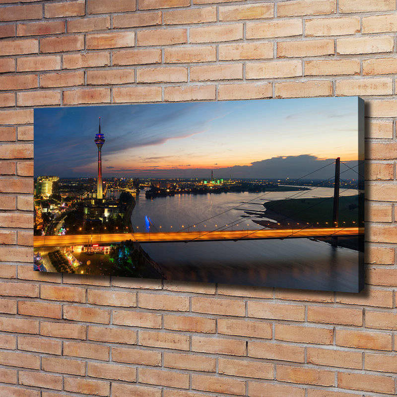 Dusseldorf Germany - Wrapped Canvas Print