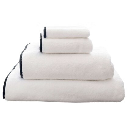 Our piped edge luxury hand towels are hypoallergenic, low linting, and made  in Portugal from 100% organic long-staple cott…