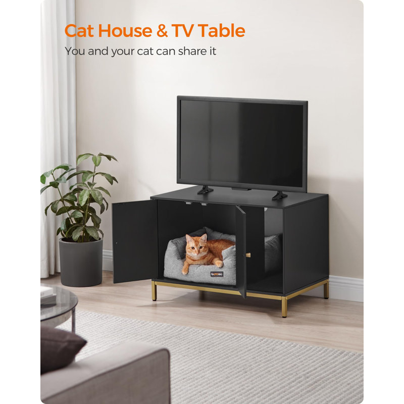 Litter Box Enclosure, Black