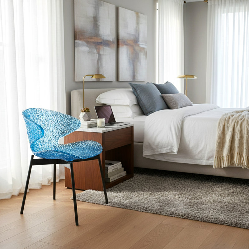 Ensemble de 4 chaises Swan - Design moderne emblématique avec confort et élégance