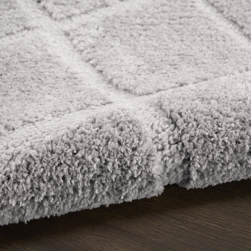 DKNY West End Ave Grey Modern Indoor Rug, Rectangle 7'10" x 9'10"