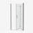 1 3/8" Adjustment,Universal Pivot Shower Door, With 1/4" Tempered Glass Finish 3272-119869655