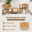  Banc avec finition à l'huile naturelle 26,97 po x 18,11 po x 32,48 po-2085557220