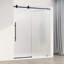 Porte de douche coulissante sans cadre avec verre cannelé 3/8 po Elan E 56 po x l 76 po-79654631-79654630