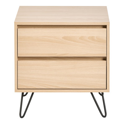 Kemmerer 50cm W Iron Bedside Table