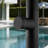 86.02"H Single-Function 316 Stainless Steel Freestanding Outdoor Shower