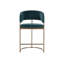Upholstered Stool with Metal Frame-1572054301