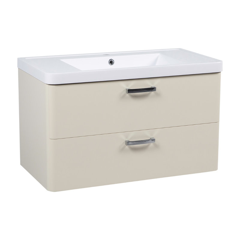 Ensemble de meuble-lavabo mural avec lavabo Jakkele-W_Modern, Beige