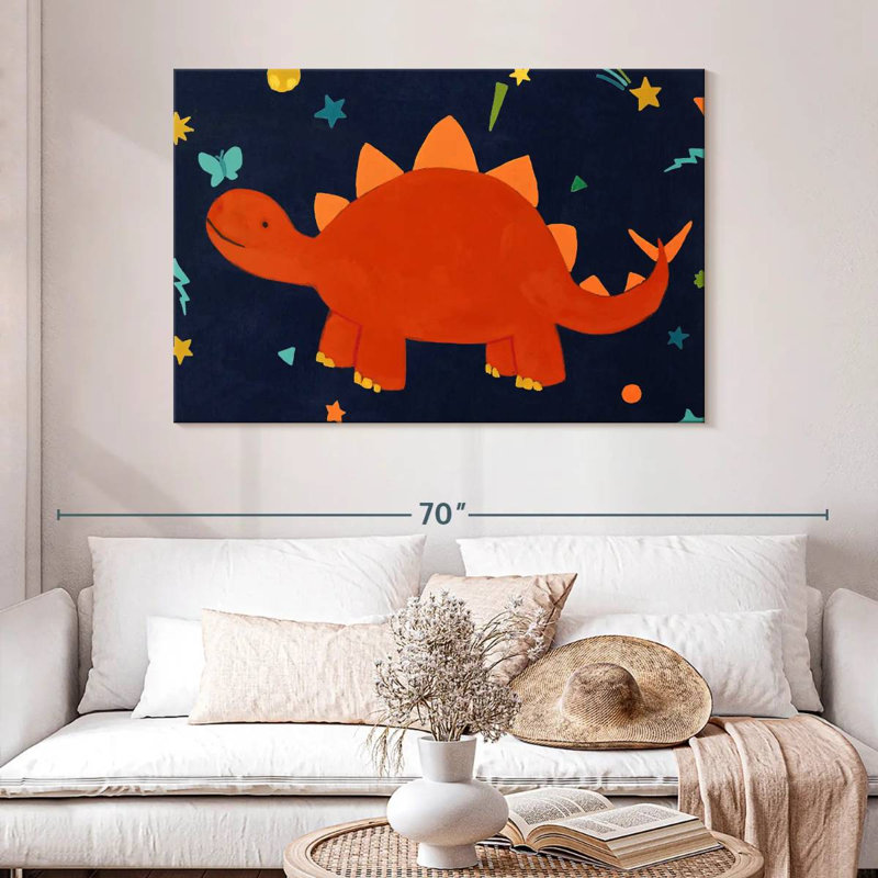 Brampt Starry Dinos I, 32" H x 48" W