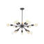 Ankara 15 - Light Antique Black Sputnik Sphere Chandelier