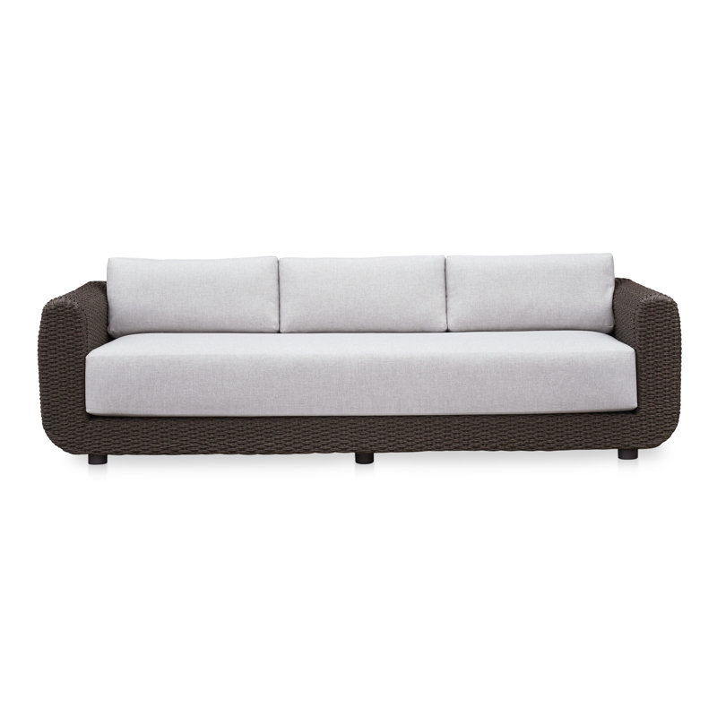 Canapé d'extérieur Westwick, Marron foncé
