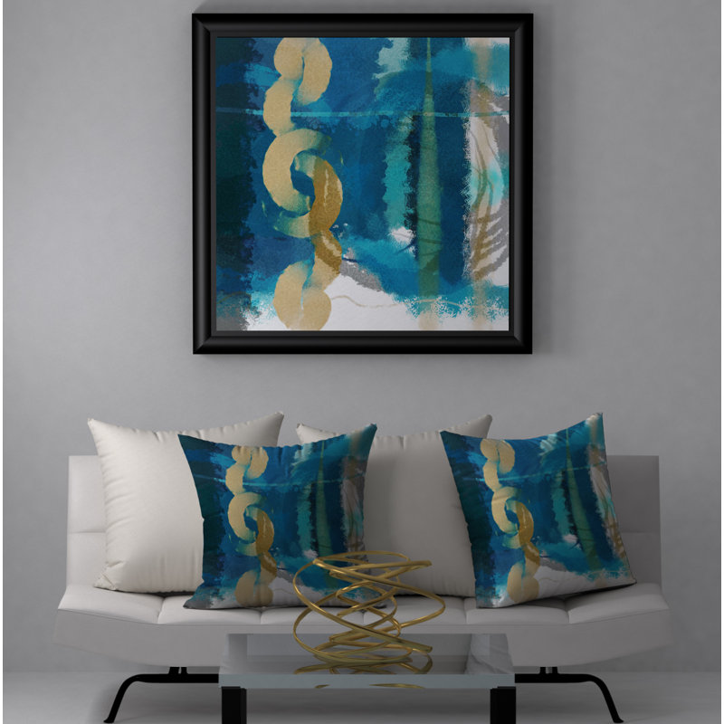 Reversible Throw Pillow, 18" x 18"