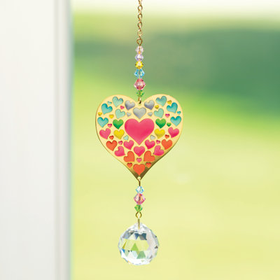 Glass Abstract Suncatcher