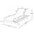 Lounge Chaise Set With Headrest, Space Available On One Side, Acacia Wood In light brown With Water-Resistant Lounge Cushions (3-Fold & 4 Inch)-173427862