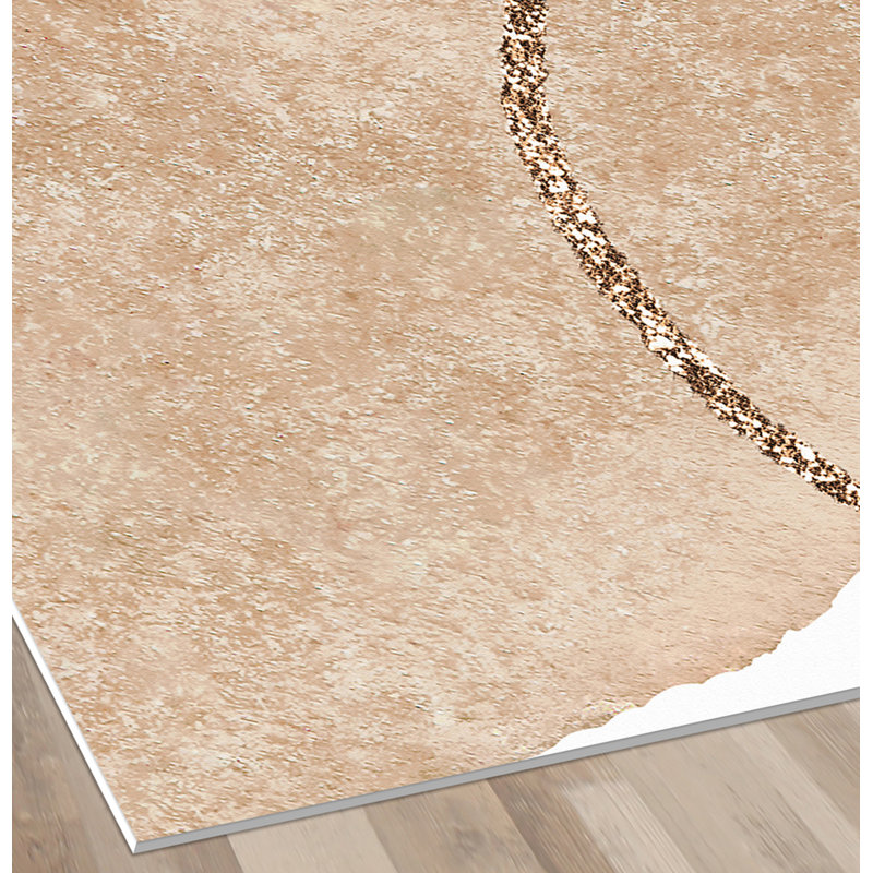 Desha Vinyl Machine Printed Area Rug, Rectangle 133 x 200cm