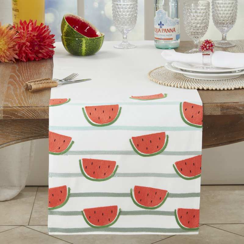 Chemin de table rafraîchissant Watermelon Slice