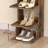 7 - Tier Narrow Vertical Shoe Rack with Hooks, a Corner Space Storage Marvel-576473985