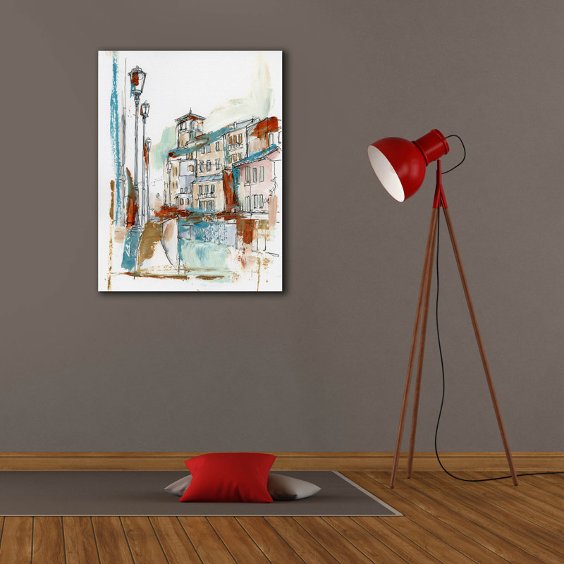«Venetian Abstract 1» par Ethan Harper, H 34 po x l 26 po x P 1,5 po