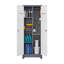 Armoire de rangement à balai avec portes et tablettes verrouillables, armoire de rangement en métal de 65 po de hauteur avec tringle et crochets en S, armoire de rangement pour outils de nettoyage-135210767