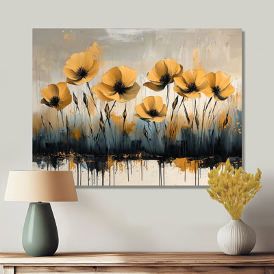 Minimalisme, désert, fleur d'œillets III - œillets, art mural