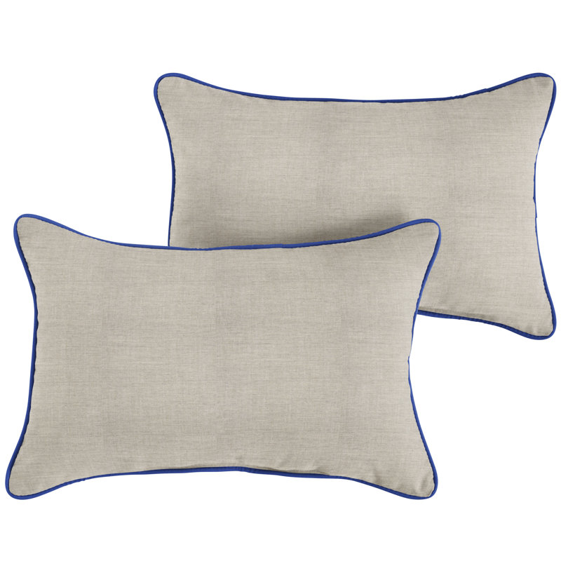 Outdoor Rectangular Pillow Cover & Insert, 12" x 20"