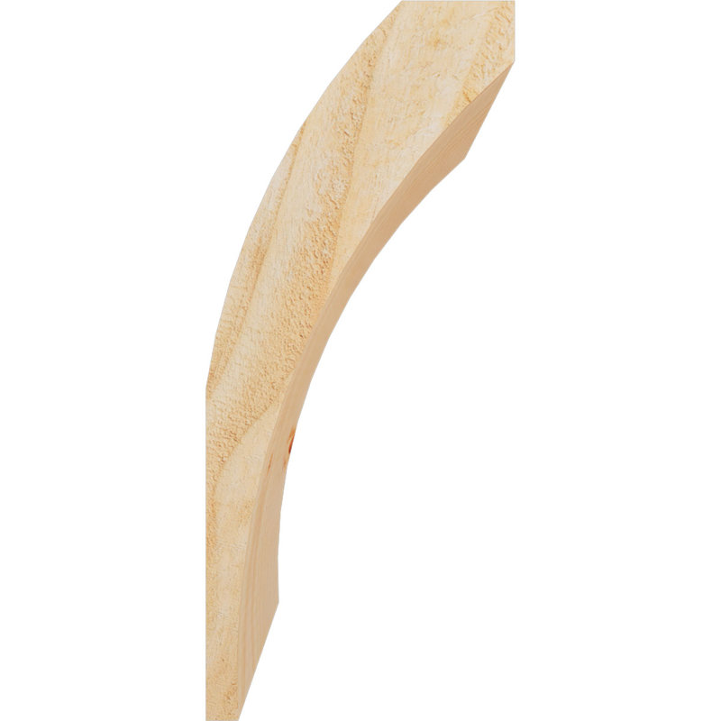 Genouillère Thorton, Sapin Douglas de 6 po (sciage brut), 6 po X P 14 po H