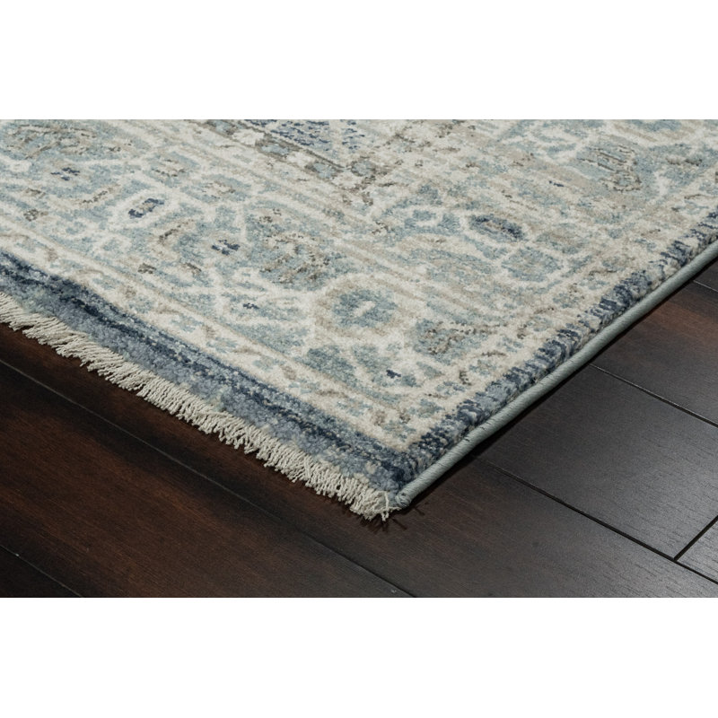 Tapis bleu Omarion, Tapis de couloir 2 pi 2 po x 7 pi 5 po