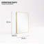 Cozy 24 po X P 32 po Miroir de salle de bain mural H-485398526