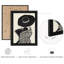 Art mural encadré noir et blanc à la mode, impression minimaliste moderne pour le décor d'une chambre ou d'un vestibule-112375314-112375310